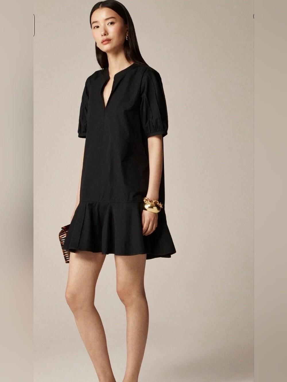 J.Crew Delilah dress in cotton poplin Size XS